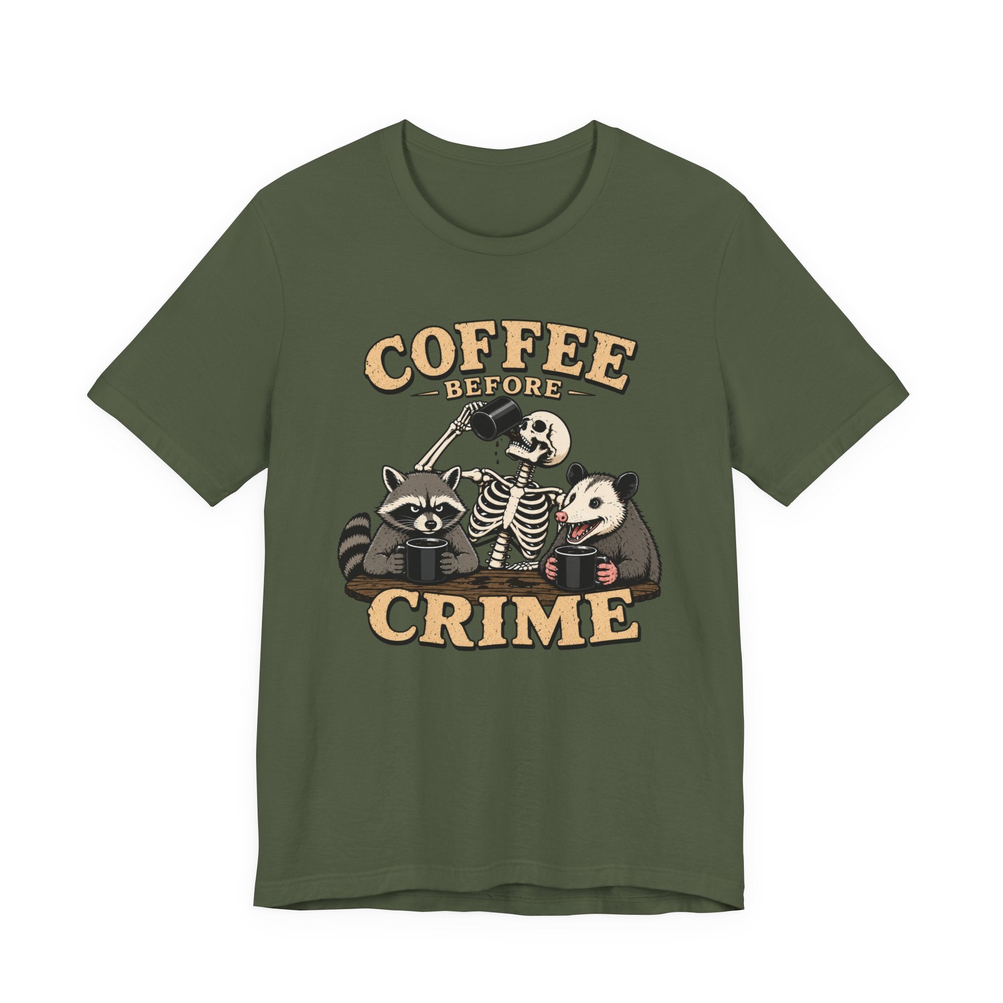 Coffee Before Crime T‑Shirt
