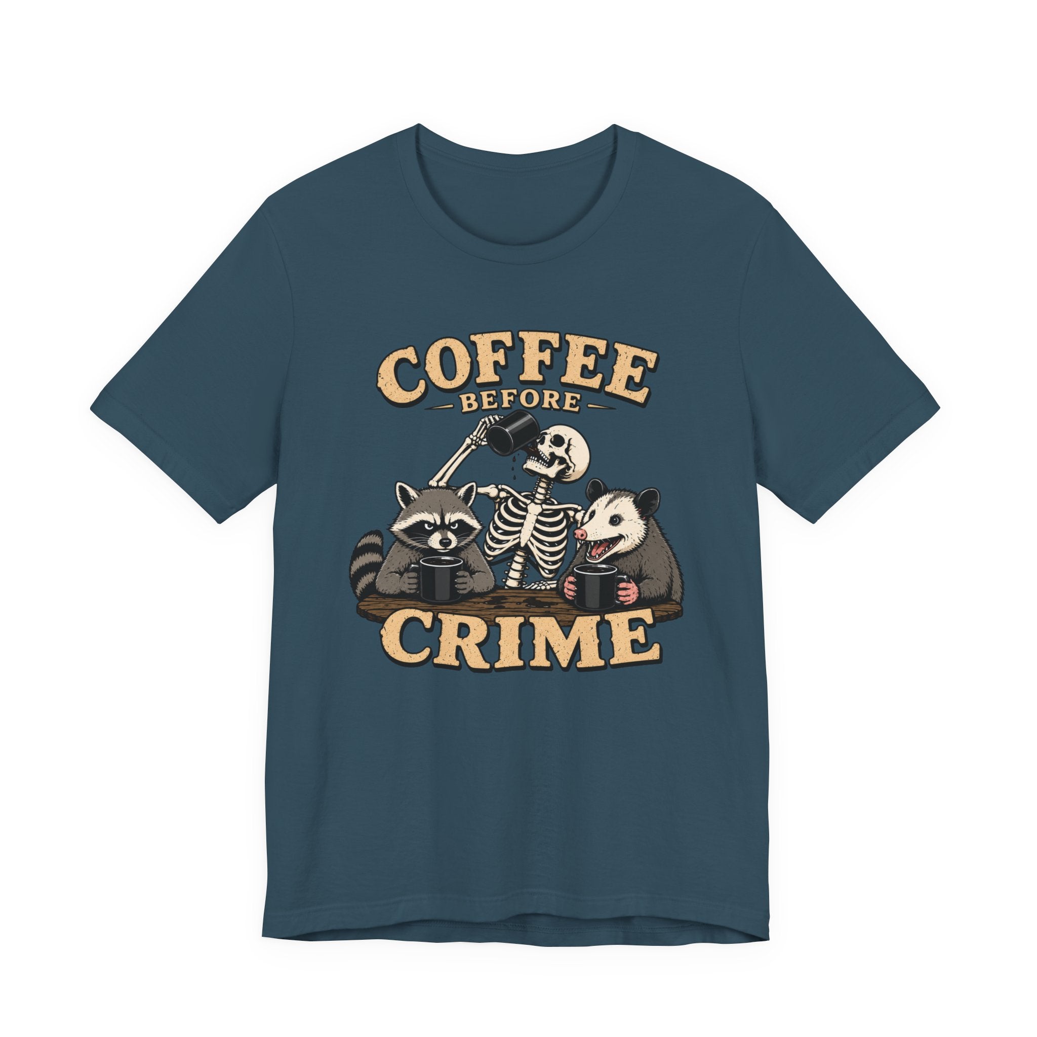 Coffee Before Crime T‑Shirt
