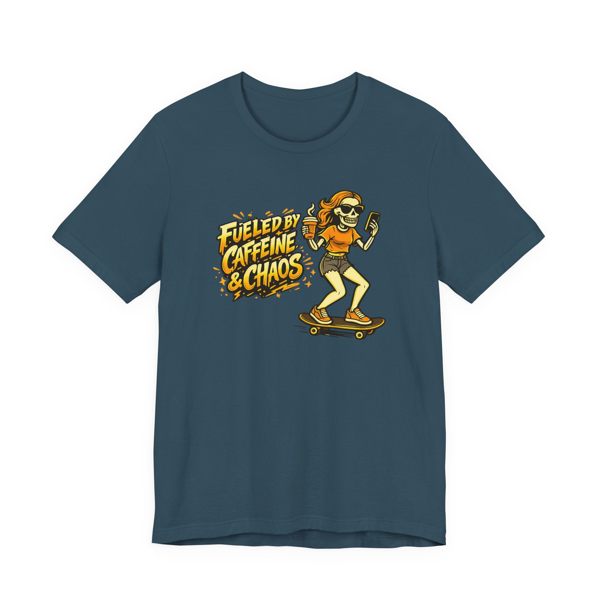 Fueled By Caffeine & Chaos T-Shirt