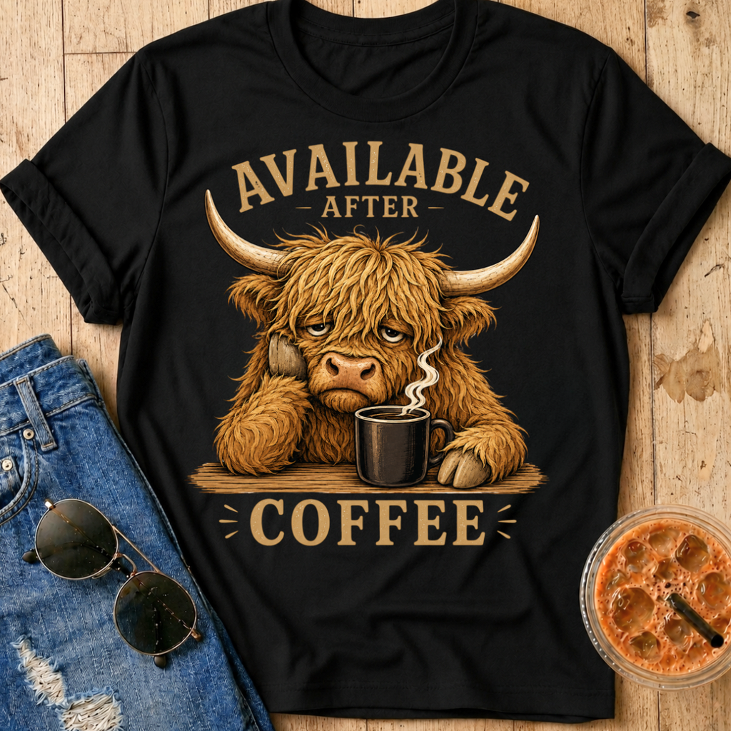 Available After Coffee T-Shirt