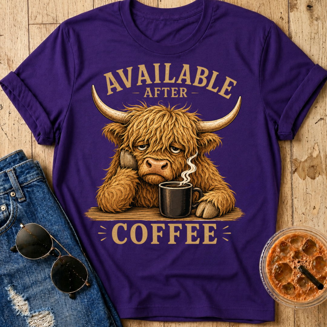Available After Coffee T-Shirt
