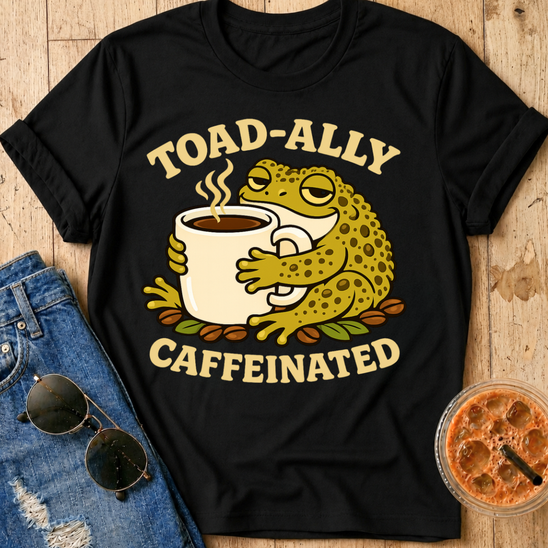 Toad-Ally Caffeinated T-Shirt