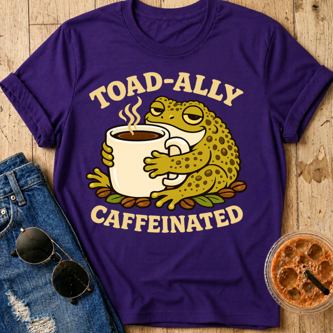 Toad-Ally Caffeinated T-Shirt