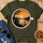 Fishing Coffee Cup T-Shirt