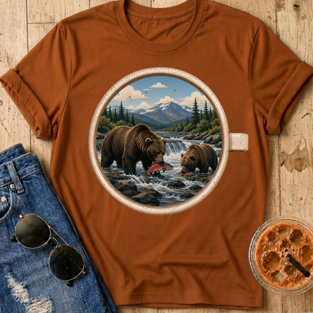 Salmon Vs. Bears T-Shirt