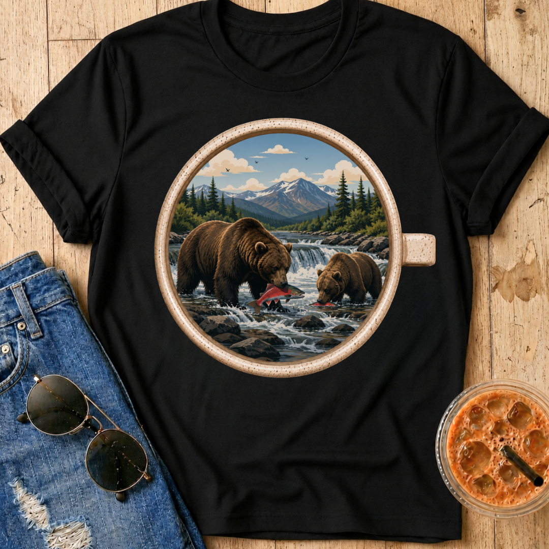 Salmon Vs. Bears T-Shirt