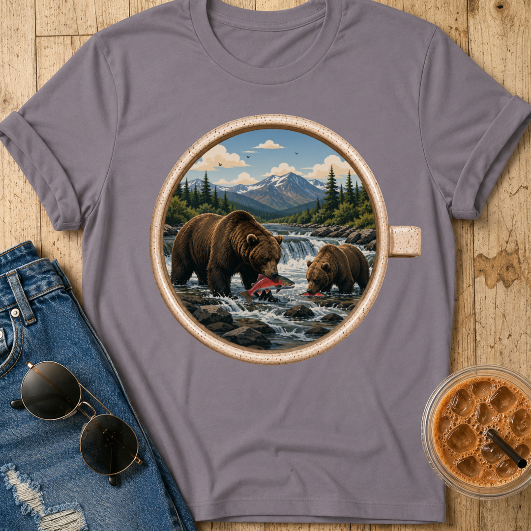 Salmon Vs. Bears T-Shirt