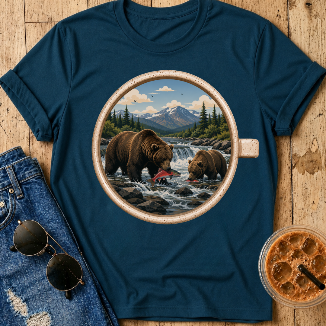 Salmon Vs. Bears T-Shirt
