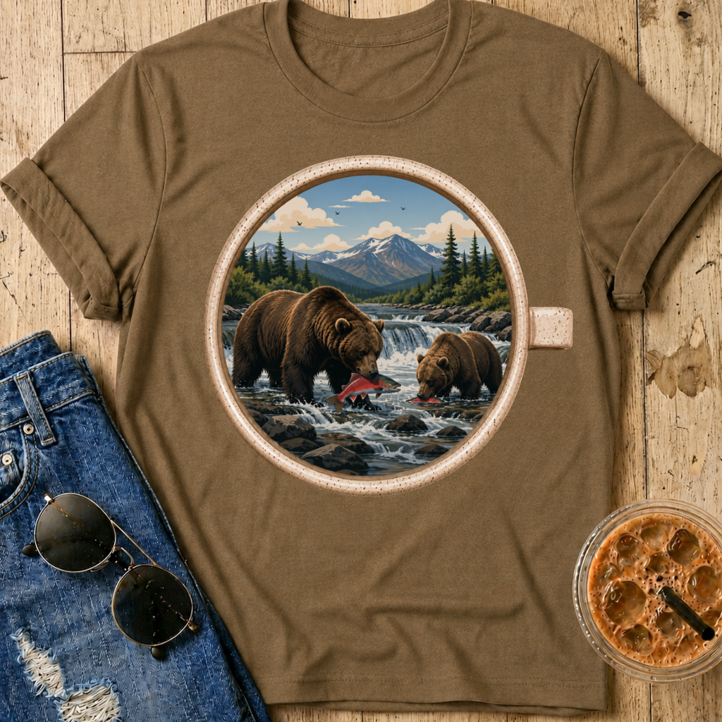 Salmon Vs. Bears T-Shirt
