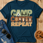 Camp, Coffee, Repeat T-Shirt