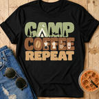 Camp, Coffee, Repeat T-Shirt