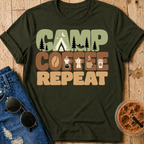 Camp, Coffee, Repeat T-Shirt