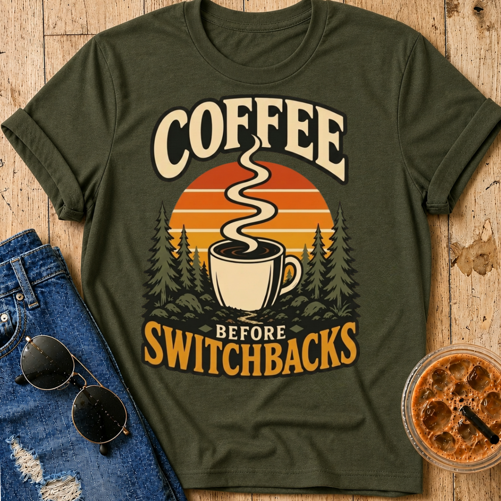 Coffee Before Switchbacks T-Shirt