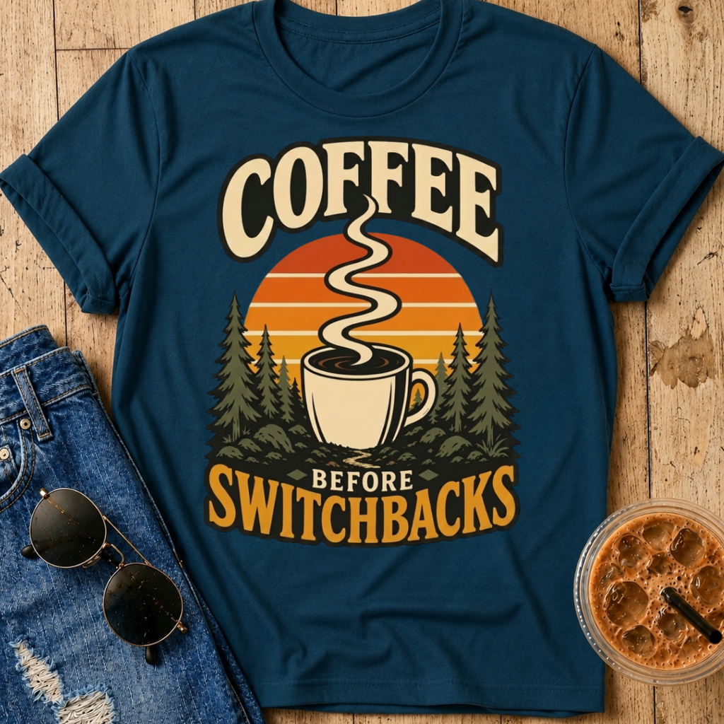Coffee Before Switchbacks T-Shirt