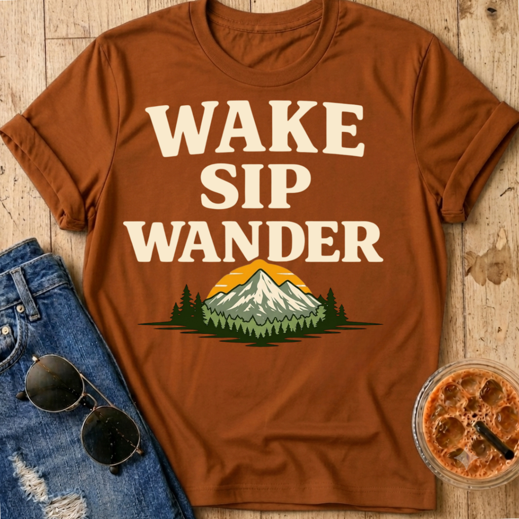 Wake Sip Wander T-Shirt