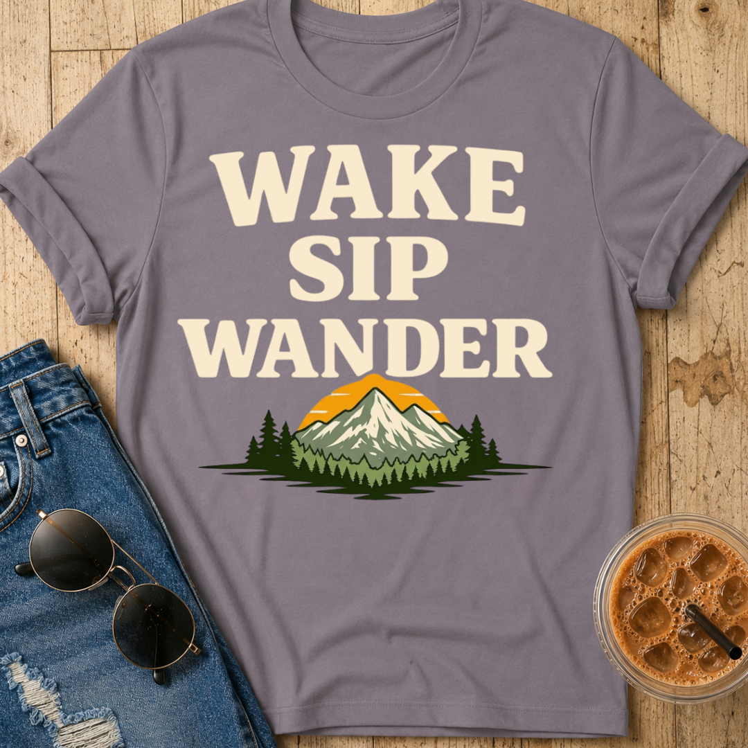Wake Sip Wander T-Shirt