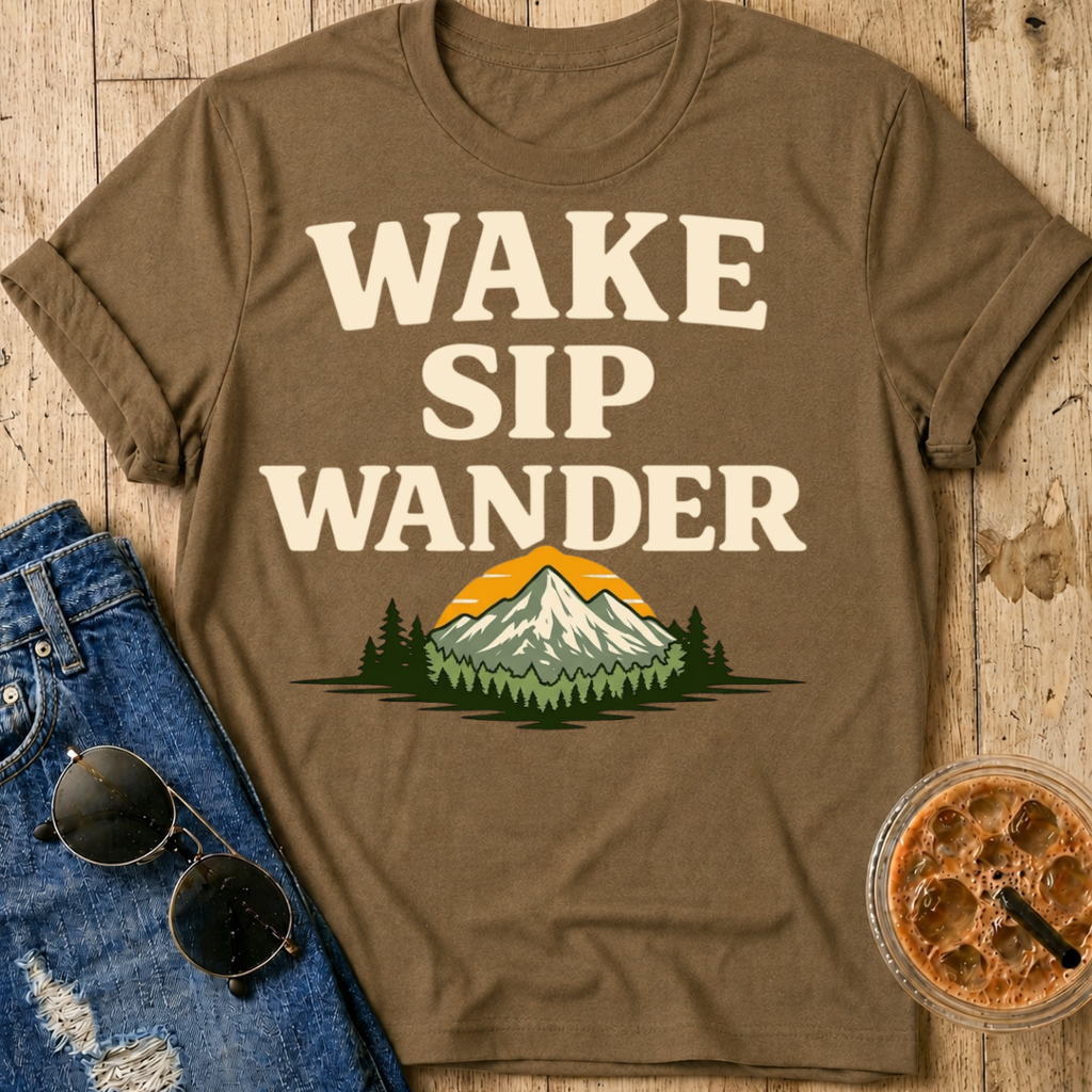 Wake Sip Wander T-Shirt