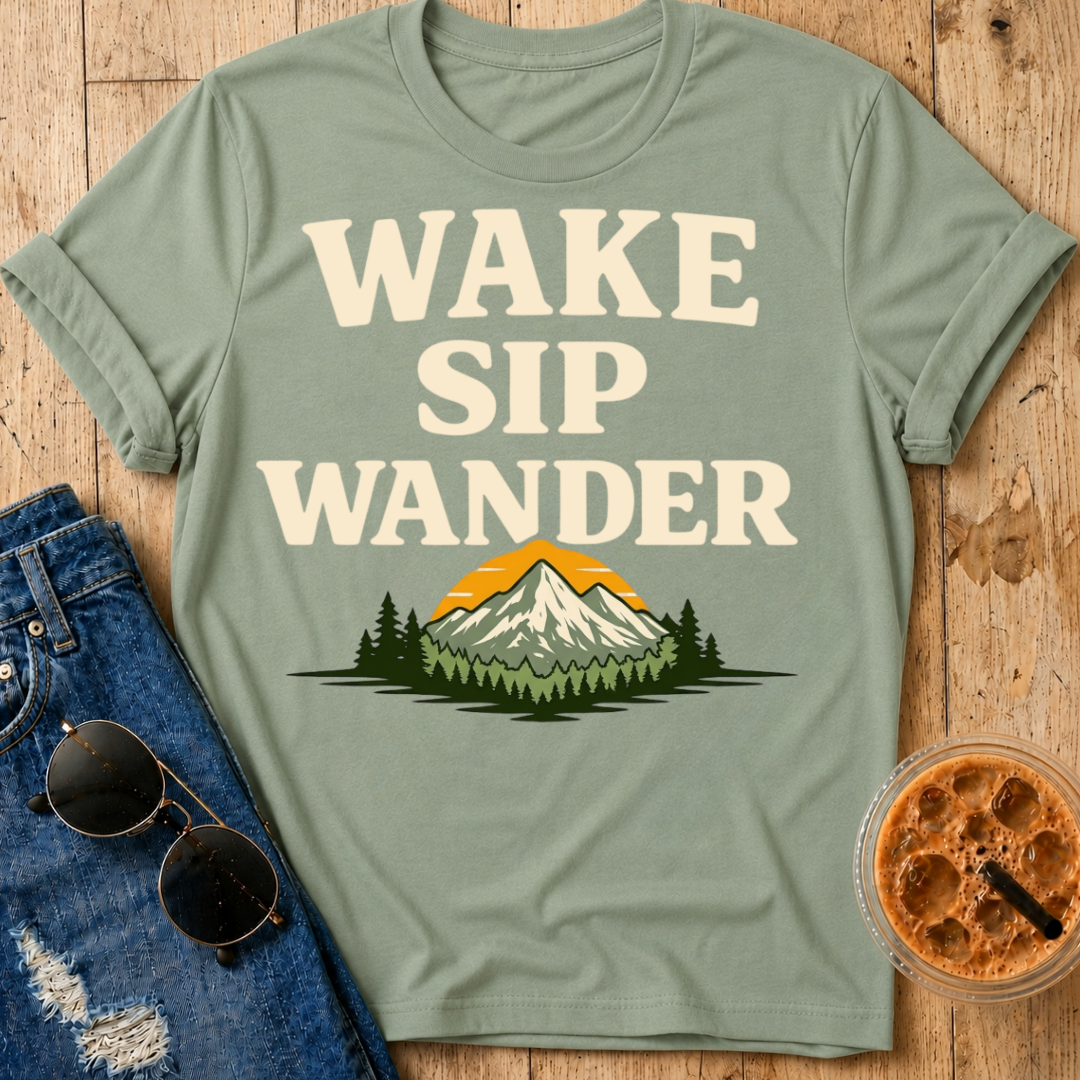 Wake Sip Wander T-Shirt