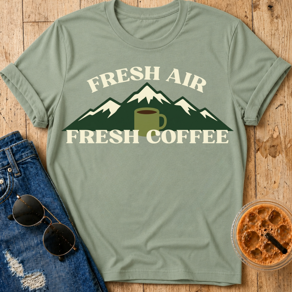 Fresh Air, Fresh Coffee T-Shirt