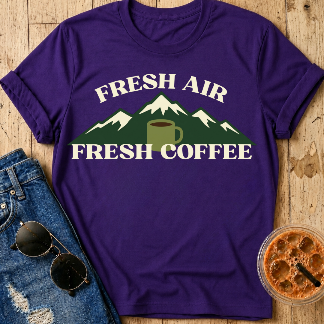 Fresh Air, Fresh Coffee T-Shirt