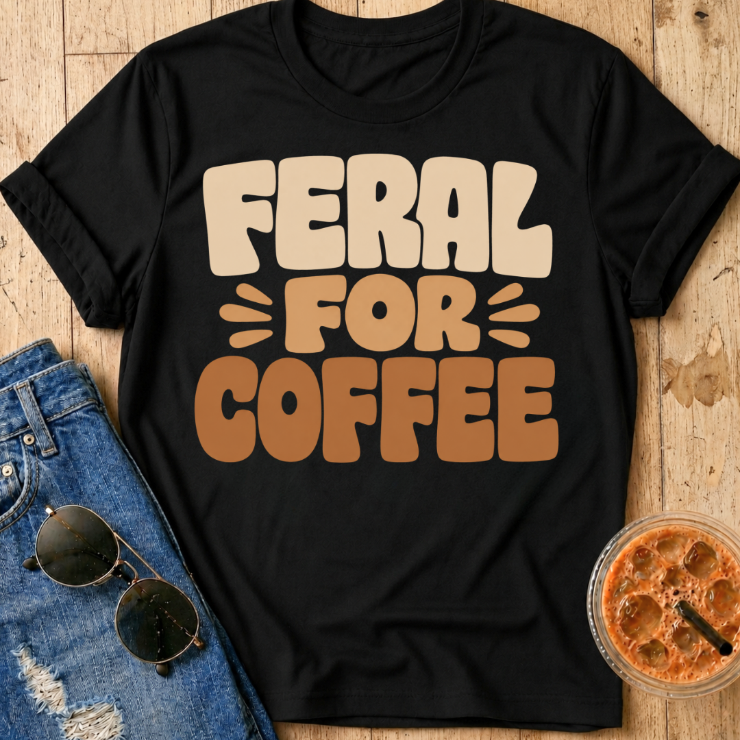 Feral For Coffee T-Shirt
