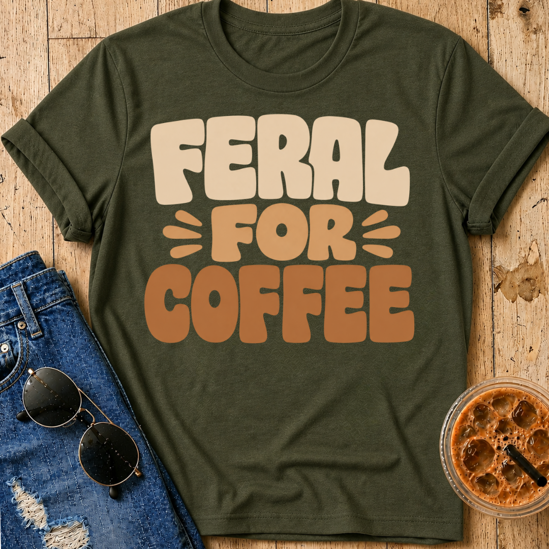 Feral For Coffee T-Shirt