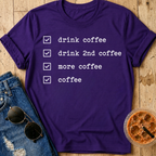 Coffee Checklist T-Shirt