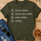Coffee Checklist T-Shirt