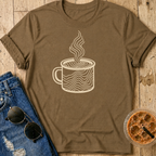 Topographical Coffee T-Shirt
