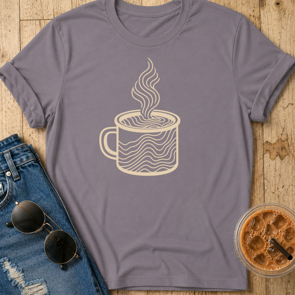 Topographical Coffee T-Shirt