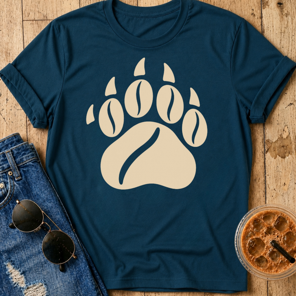 Coffee Bear Paw T-Shirt