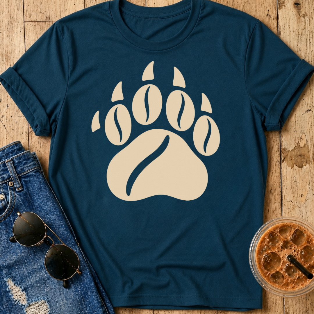 Coffee Bear Paw T-Shirt