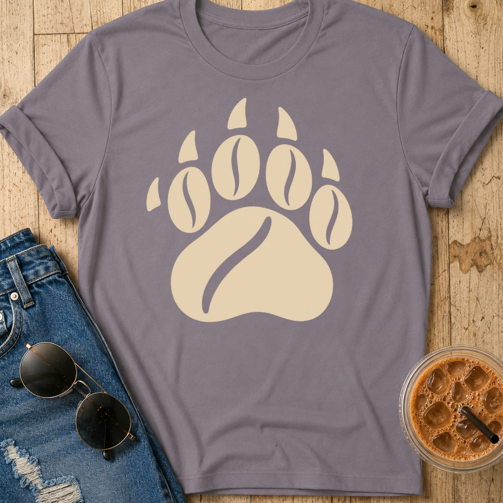 Coffee Bear Paw T-Shirt
