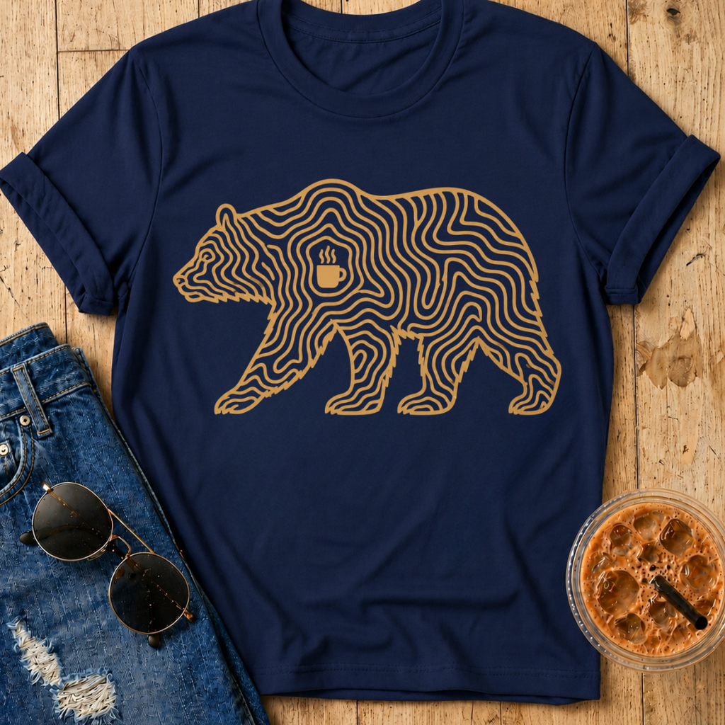 Topographical Bear T-Shirt