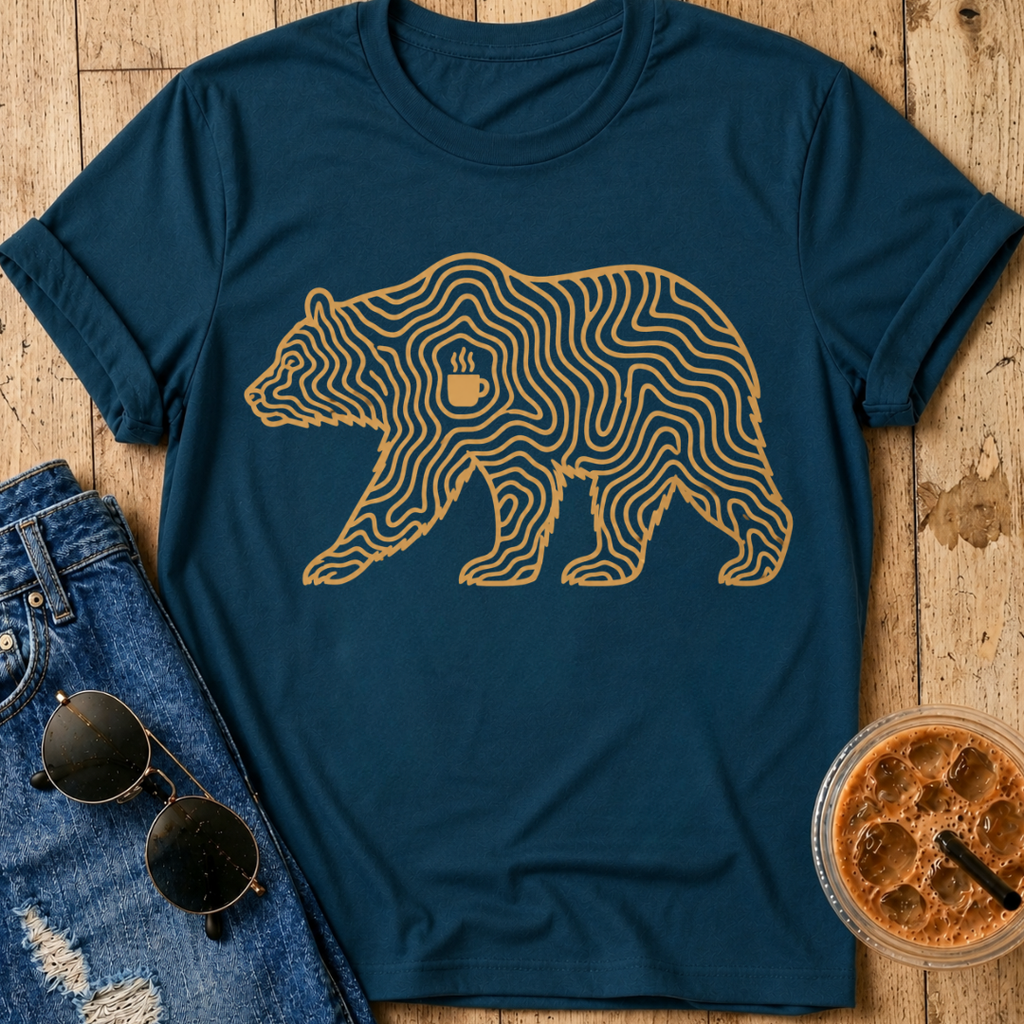 Topographical Bear T-Shirt