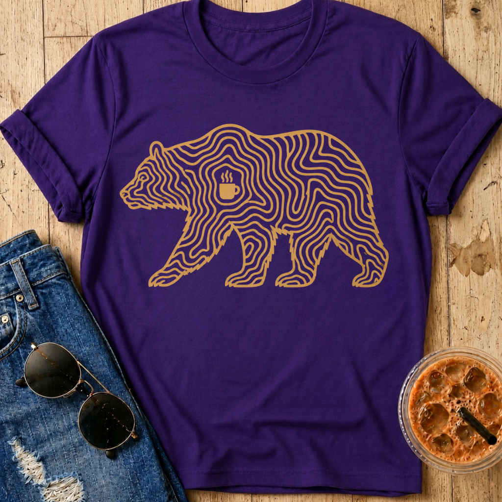 Topographical Bear T-Shirt