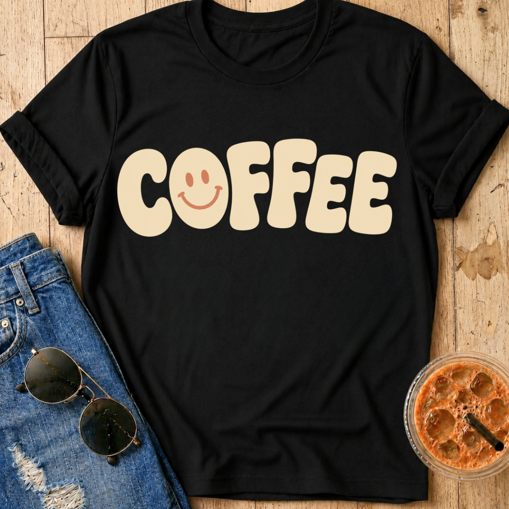 Coffee Smiley T-Shirt