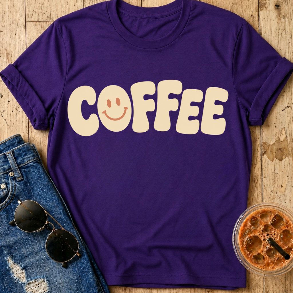 Coffee Smiley T-Shirt
