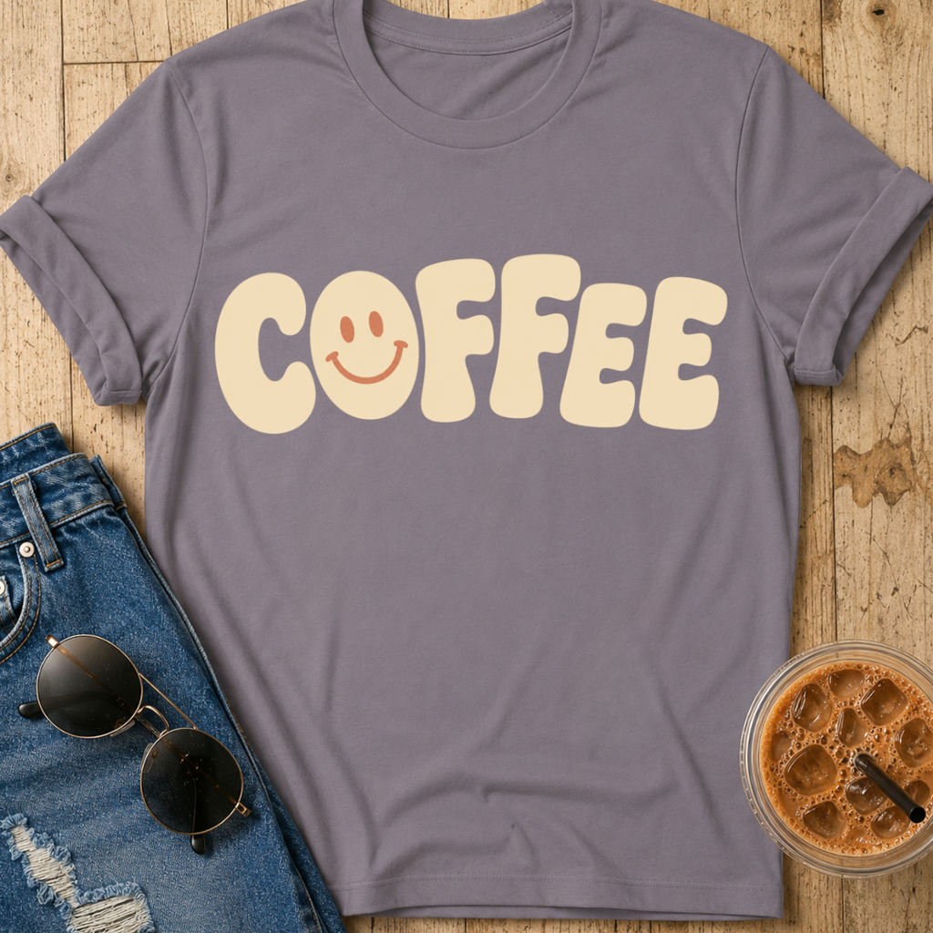 Coffee Smiley T-Shirt