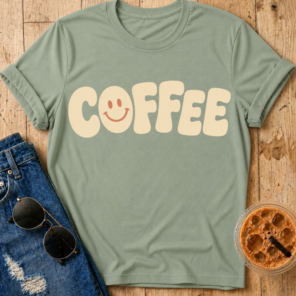 Coffee Smiley T-Shirt