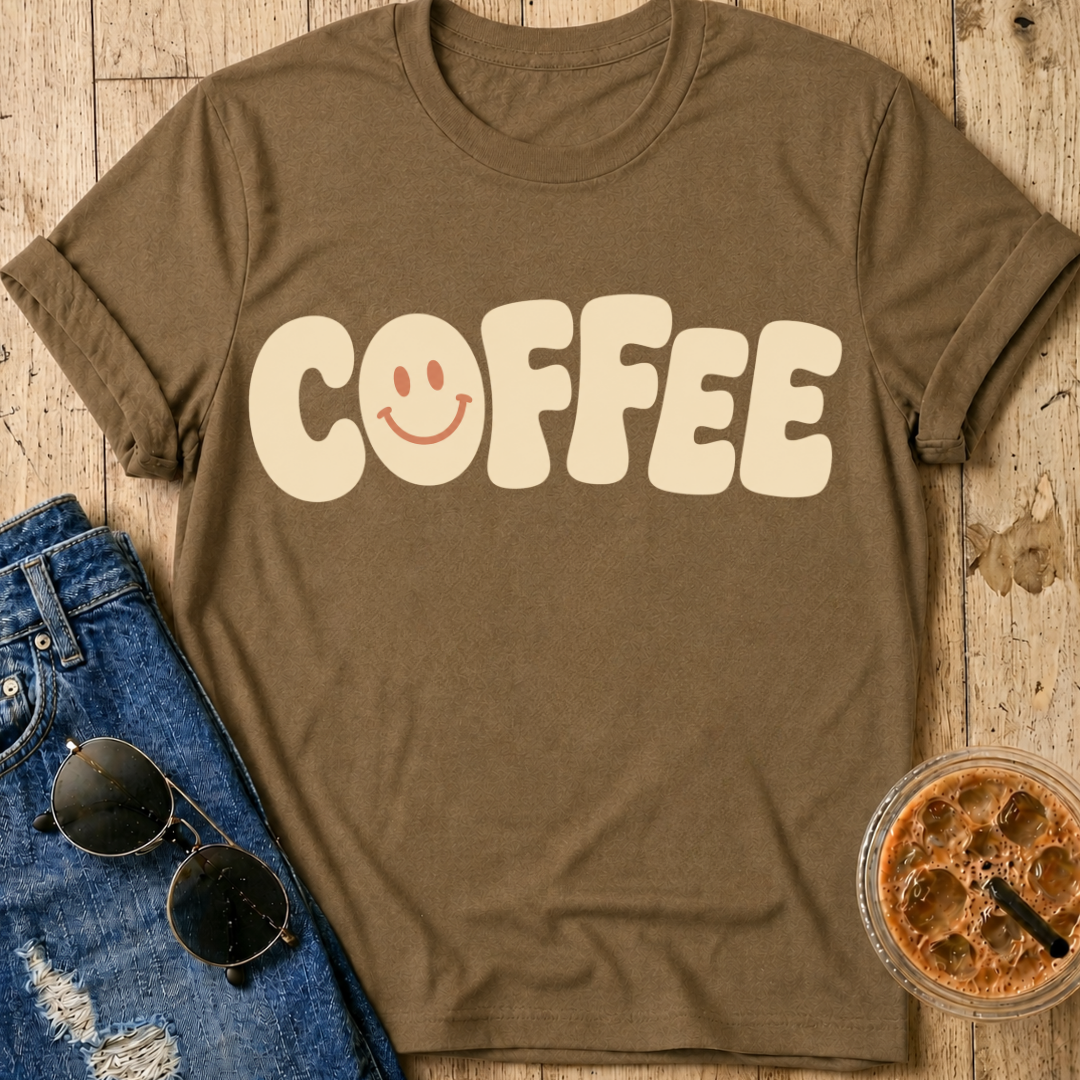 Coffee Smiley T-Shirt