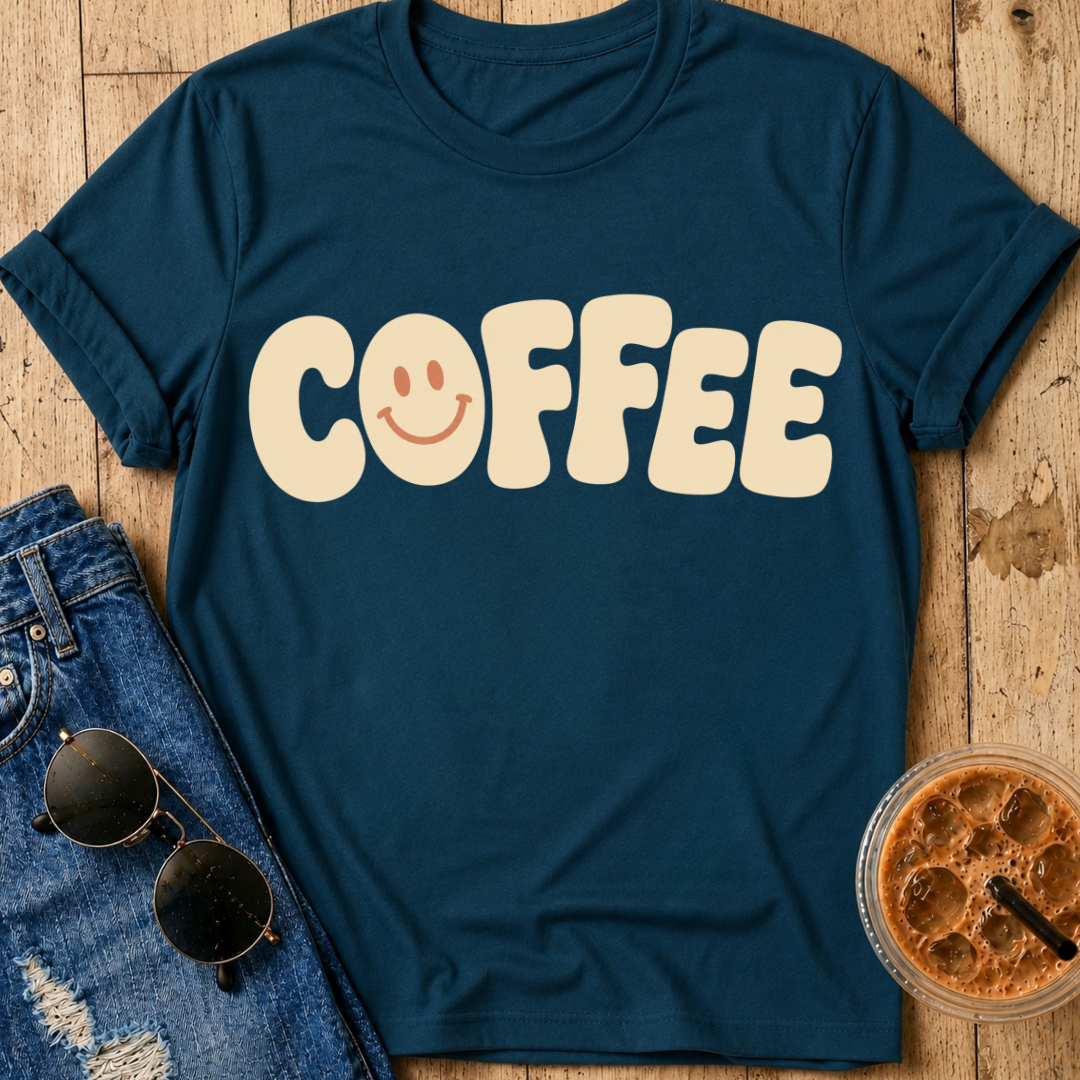 Coffee Smiley T-Shirt
