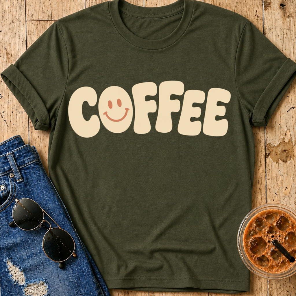 Coffee Smiley T-Shirt