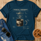 Camp Coffee Components T-Shirt