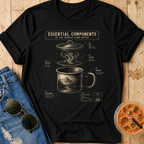 Camp Coffee Components T-Shirt