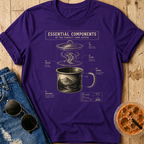 Camp Coffee Components T-Shirt