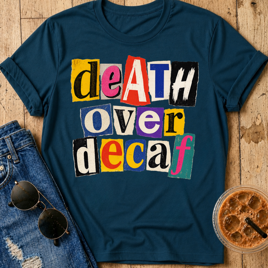 Death Over Decaf T-Shirt