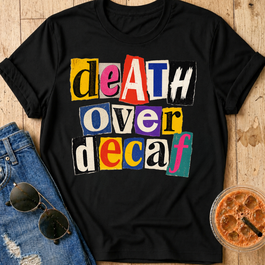 Death Over Decaf T-Shirt