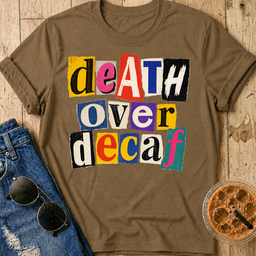 Death Over Decaf T-Shirt