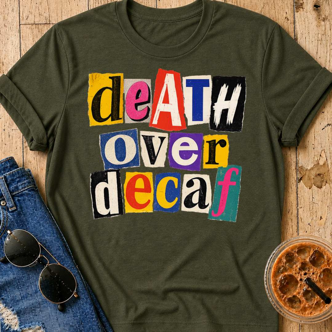 Death Over Decaf T-Shirt